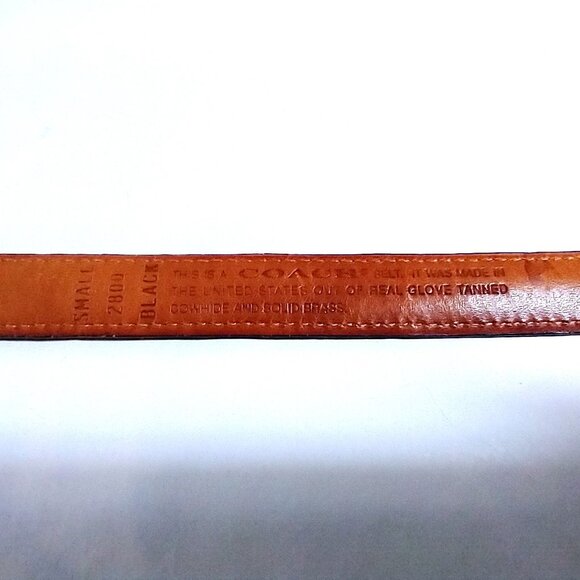 Vintage Coach Leather Belt - Picture 6 of 6